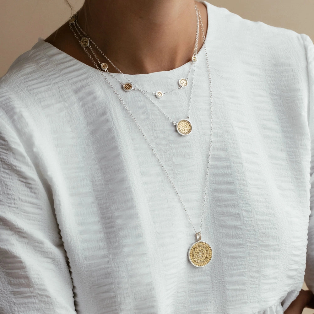 Anna Beck Classic Reversible Disc Necklace
