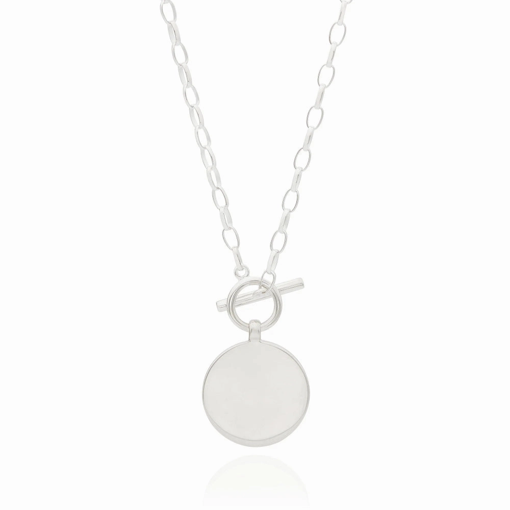 Anna Beck Contrast Dotted Circle Toggle Necklace