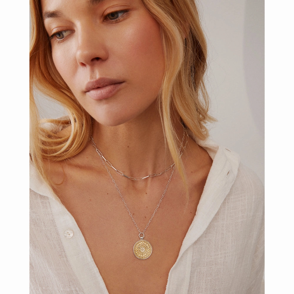 Anna Beck Elongated Box Chain Necklace
