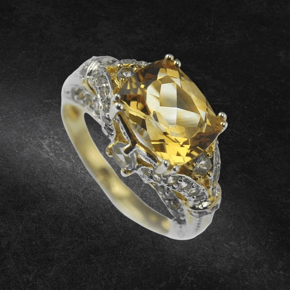 Antoinette Citrine Ring