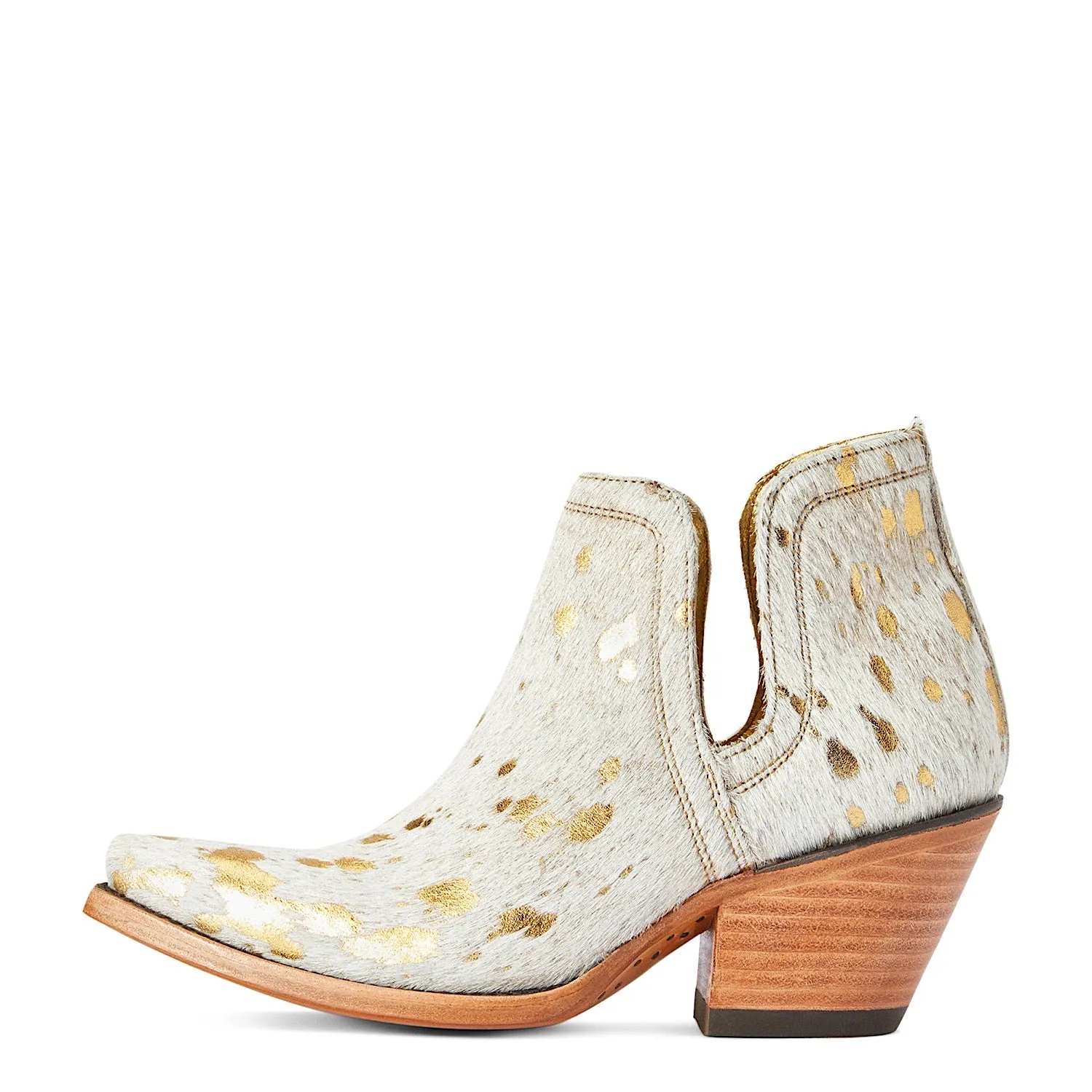 Ariat Dixon Haircalf Boot White Metallic Hair On Ariat Shoes