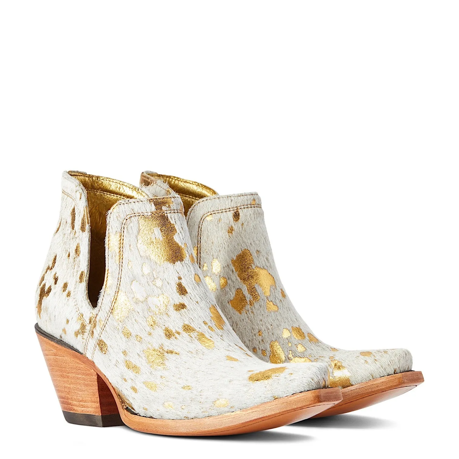 Ariat Dixon Haircalf Boot White Metallic Hair On Ariat Shoes