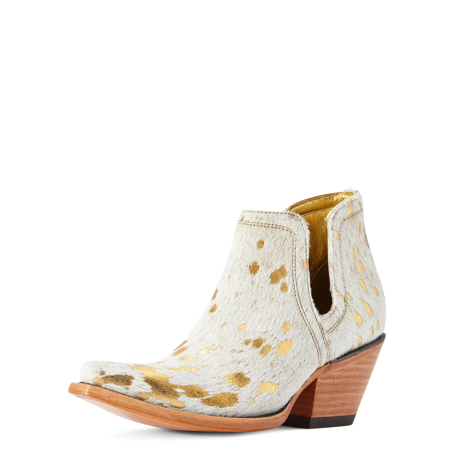 Ariat Dixon Haircalf Boot White Metallic Hair On Ariat Shoes