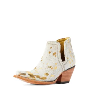 Ariat Dixon Haircalf Boot White Metallic Hair On Ariat Shoes
