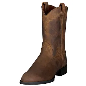 Ariat Kid's Heritage Roper Boot - Distressed Brown Ariat Shoes