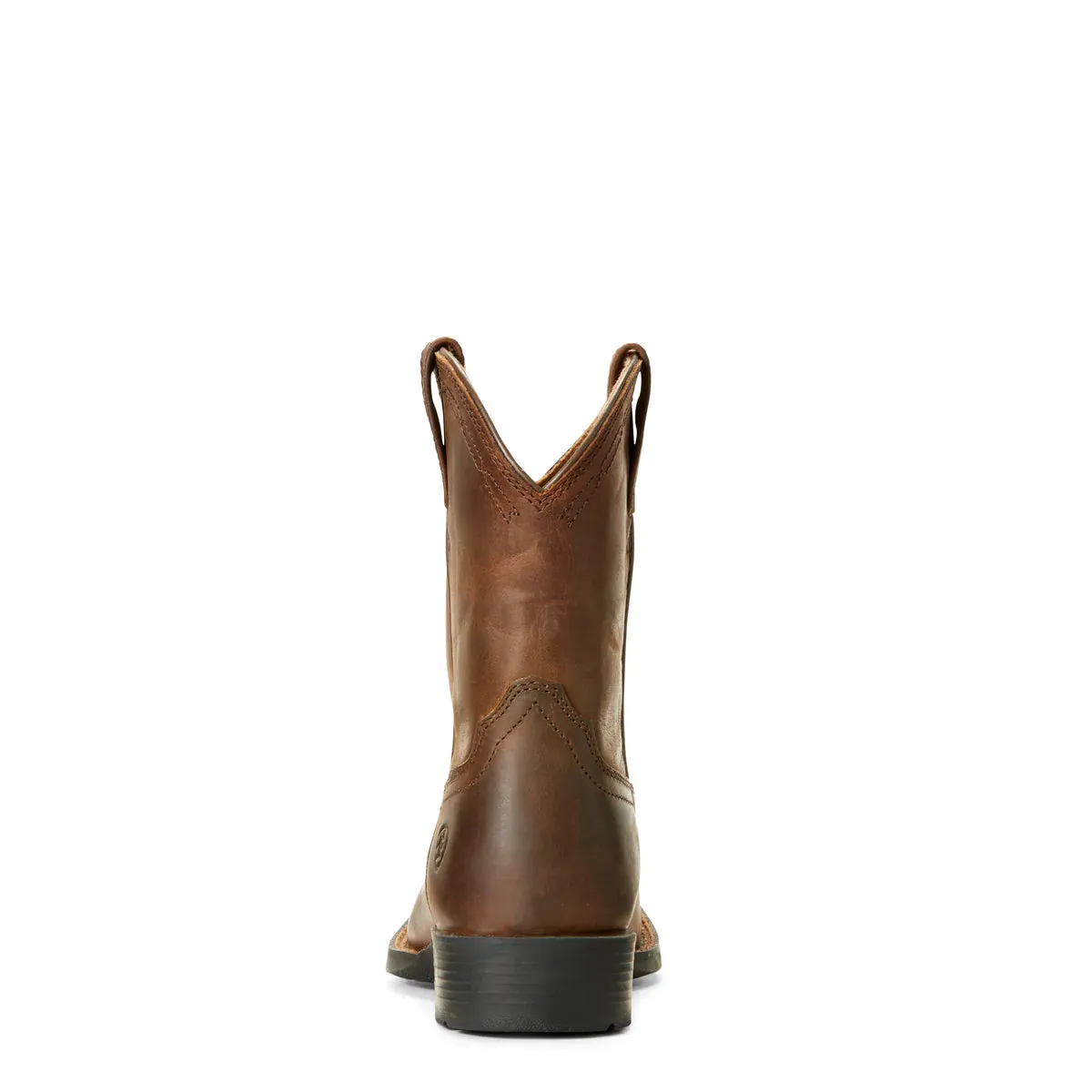 Ariat Kids Heritage Roper Wide Square Toe Distressed Brown Ariat Shoes