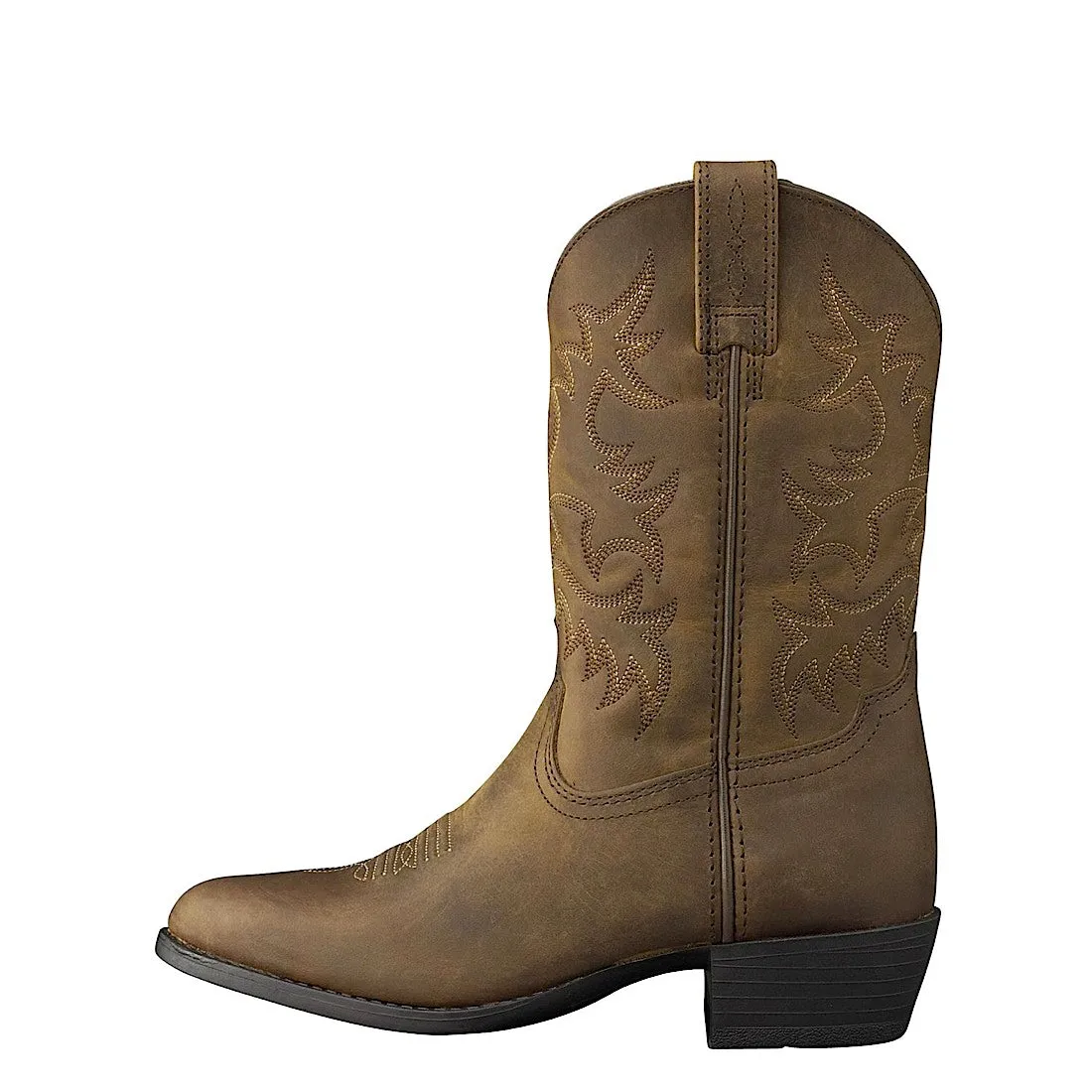 Ariat Kids Heritage Western Boot Distressed Brown Ariat Shoes