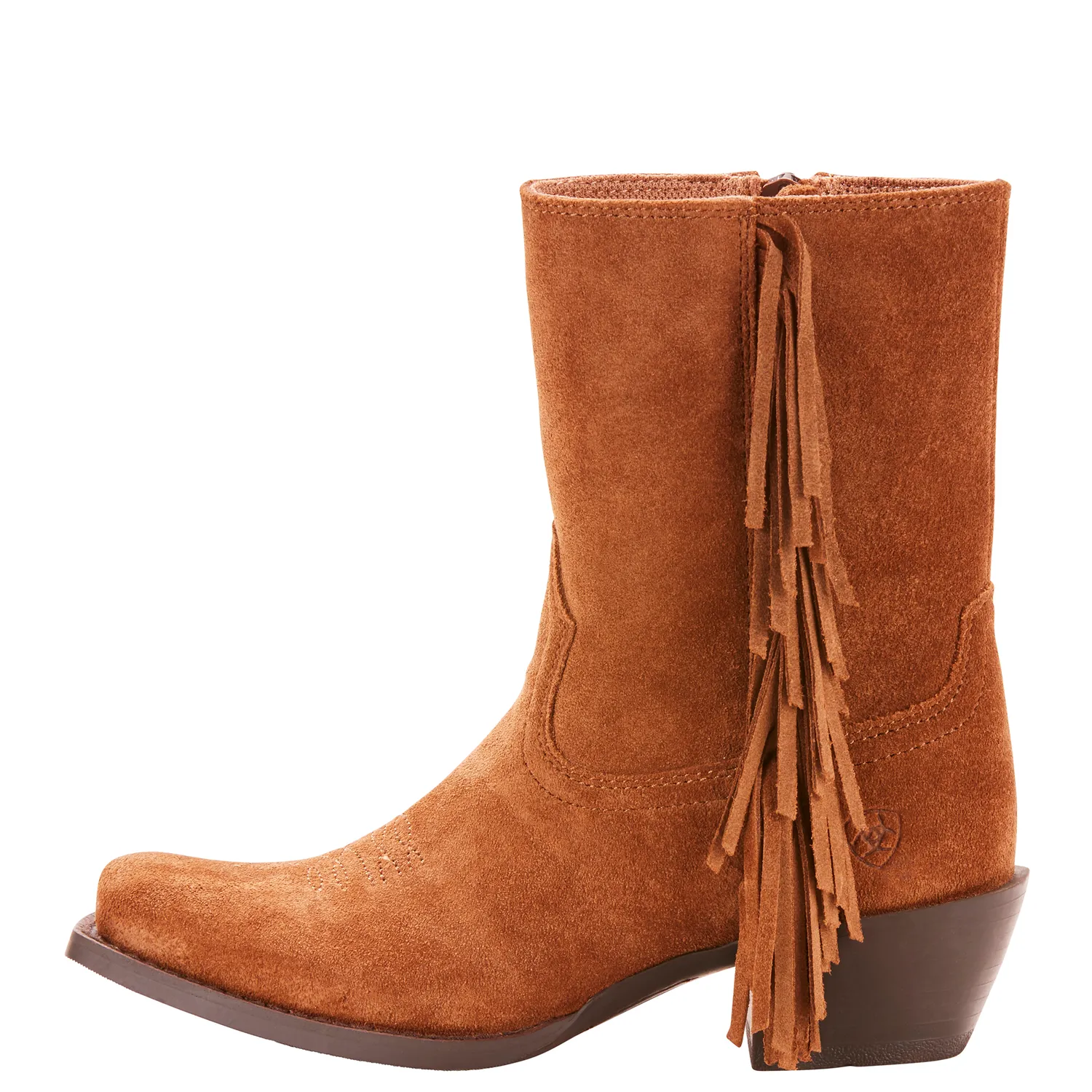 Ariat Kids Leyton Boot - Powder Brown Suede Ariat Shoes