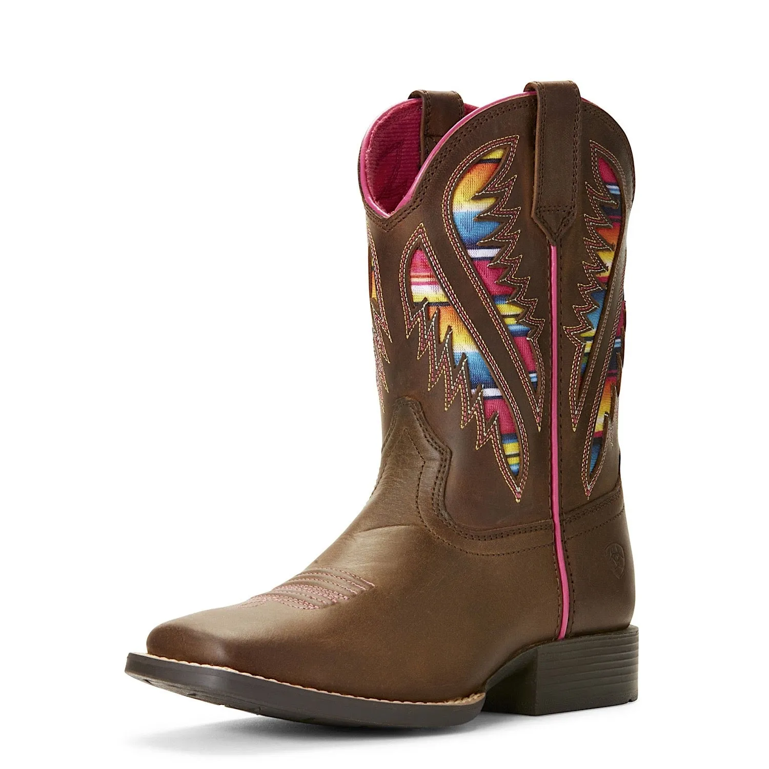 Ariat Kids Quickdraw VentTEK Western Boot Distressed Brown Ariat Shoes