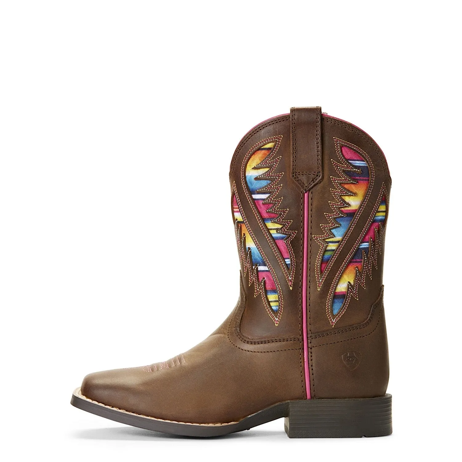 Ariat Kids Quickdraw VentTEK Western Boot Distressed Brown Ariat Shoes