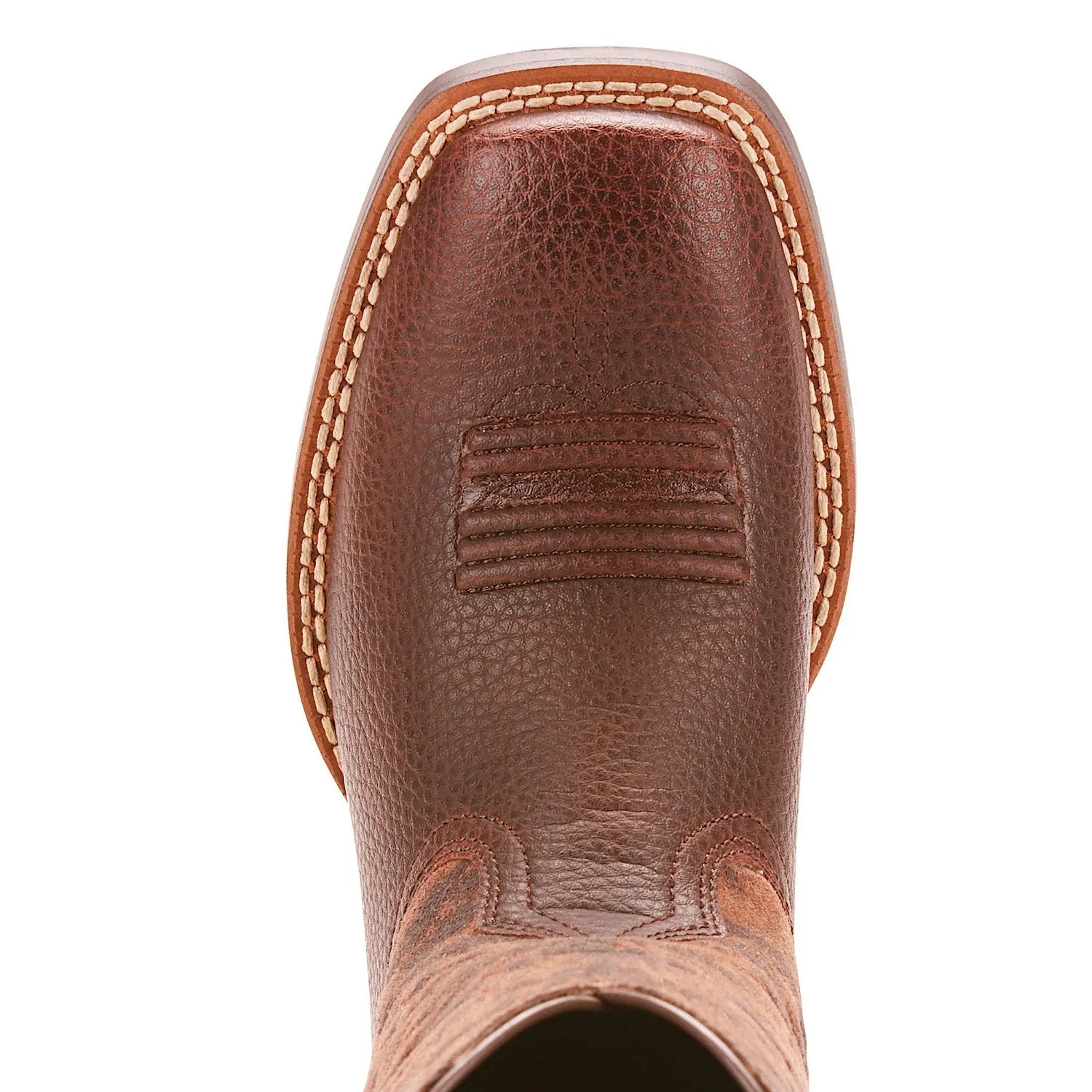 Ariat Kids Quickdraw Western Boot Pebbled Pinecone/Vintage Ariat Shoes