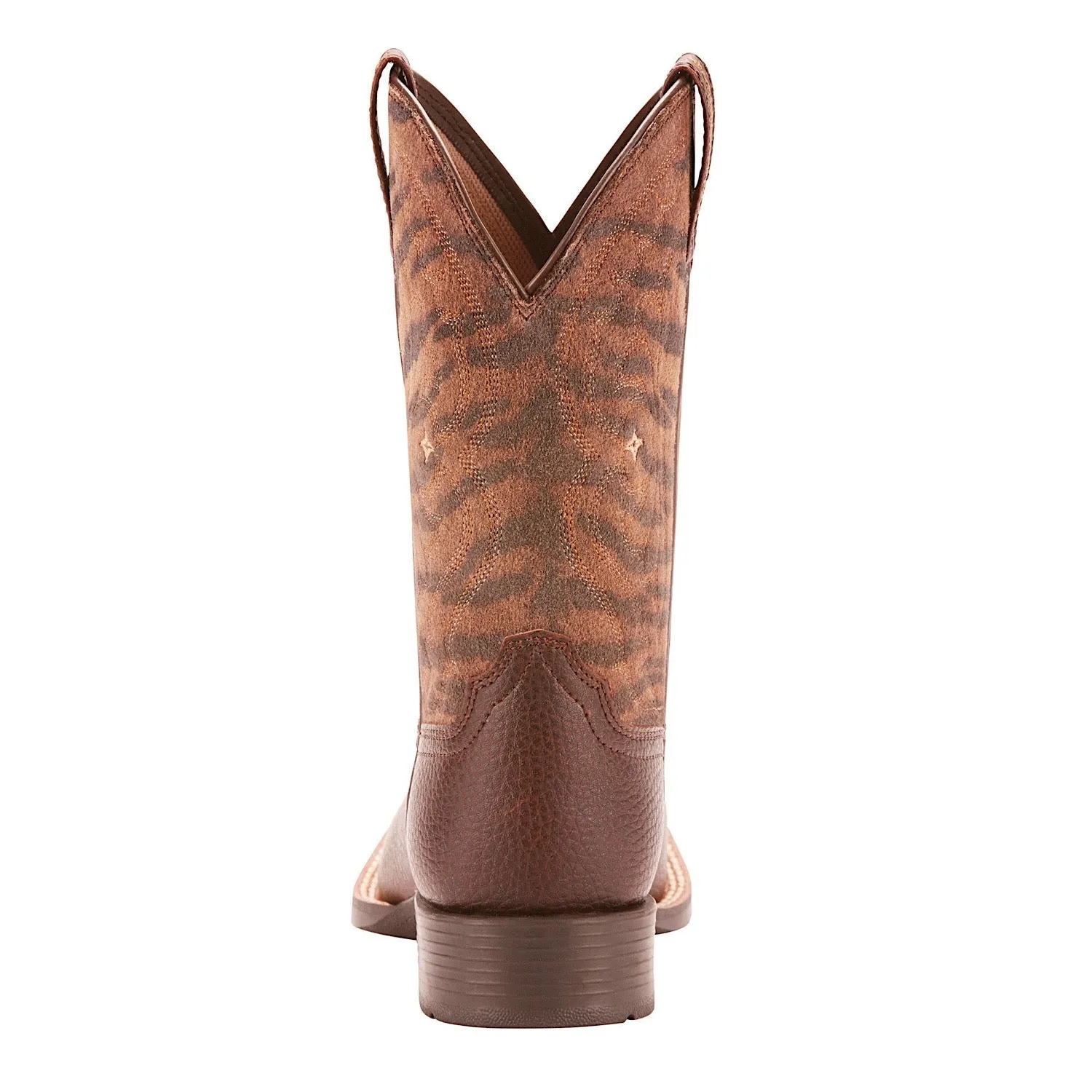 Ariat Kids Quickdraw Western Boot Pebbled Pinecone/Vintage Ariat Shoes