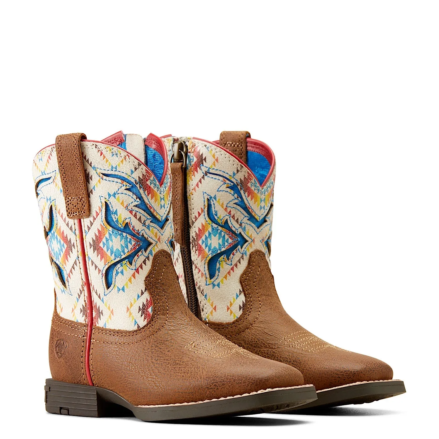 Ariat Kids San Angelo VentTEK Boot Toasty Tan/Bright Saddle Blanket Ariat Shoes