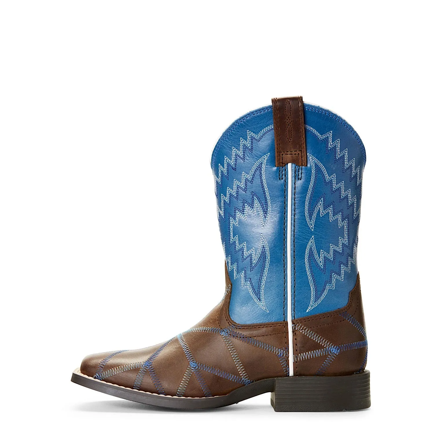 Ariat Kids Twisted Tycoon Distressed Brown/Baltic Blue Ariat Shoes