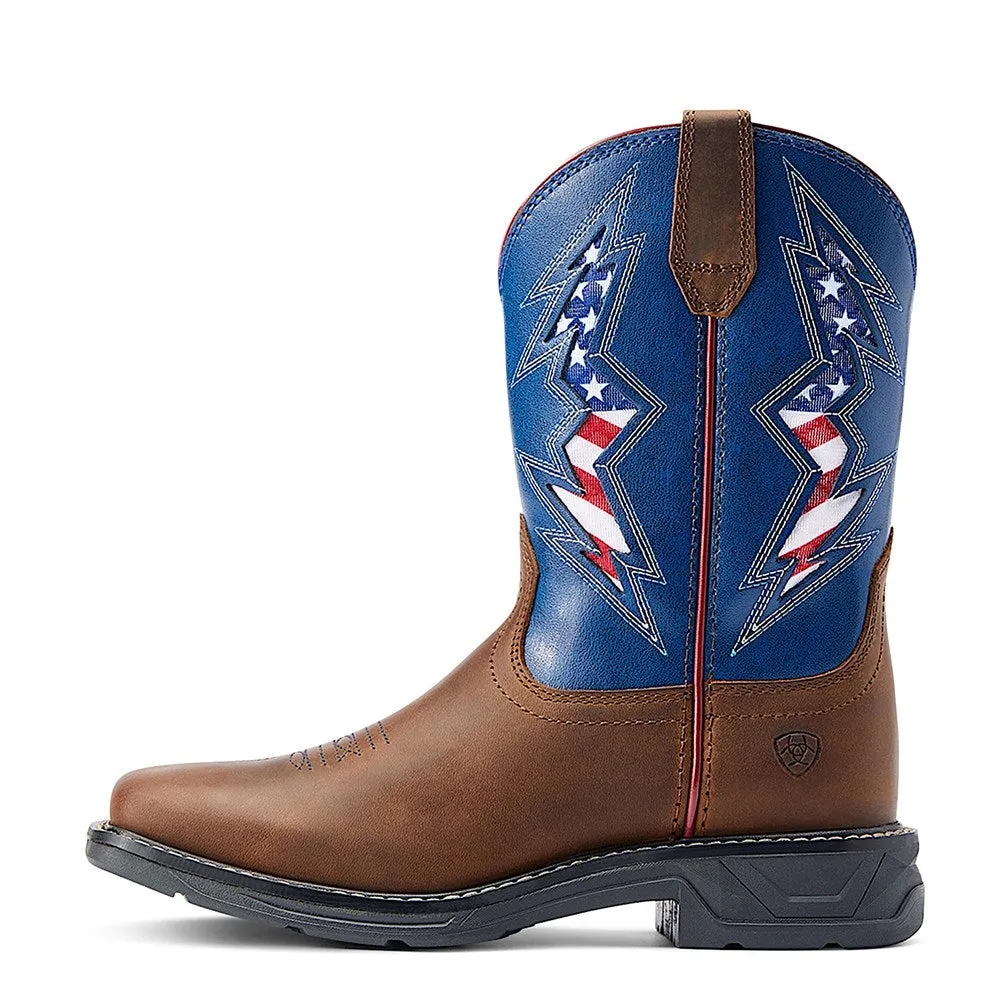 Ariat Kids WorkHog XT VentTek Bolt Distressed Ariat Shoes