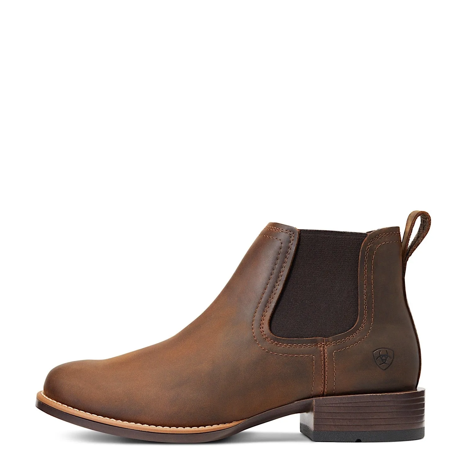 Ariat Men's Booker Ultra Round Toe Distressed Brown Ariat Shoes
