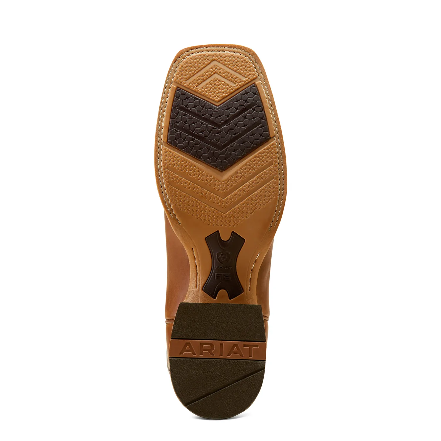 Ariat Men's Cattle Call Rodeo Boot - Tan/Smokey Purple Ariat Shoes