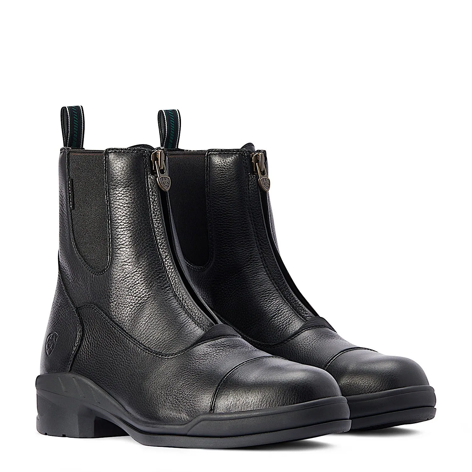 Ariat Mens Heritage IV Zip Paddock Boot Steel Toe Black Ariat Shoes