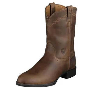 Ariat Men's Heritage Roper Distressed Brown Ariat Shoes