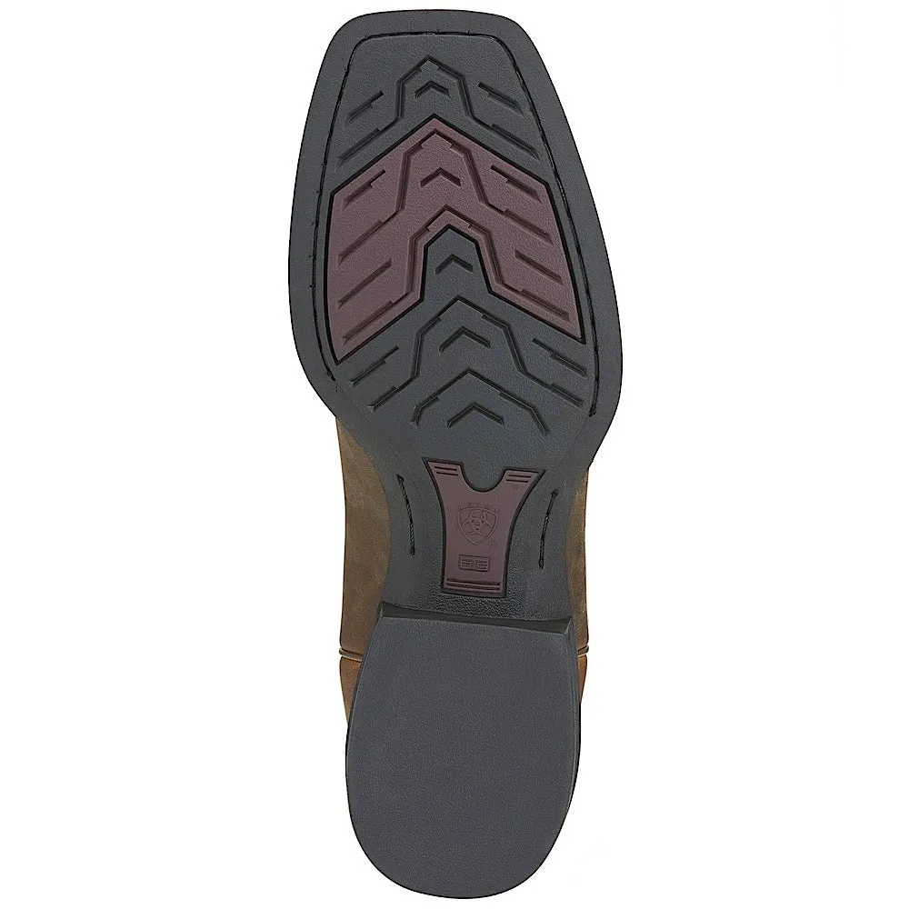 Ariat Men's Heritage Roper Wide Square Toe - Powder Brown Ariat Shoes