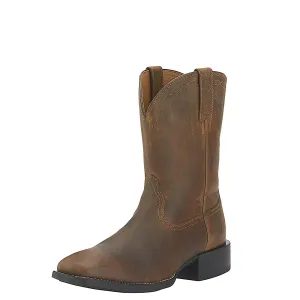 Ariat Men's Heritage Roper Wide Square Toe - Powder Brown Ariat Shoes