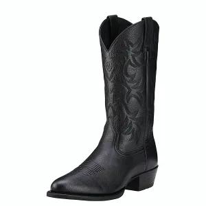 Ariat Men's Heritage Western R-Toe - Black Ariat Shoes