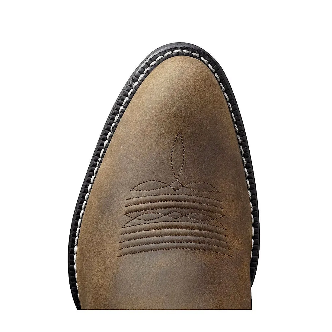 Ariat Men's Heritage Western R-Toe - Distressed Brown Ariat Shoes
