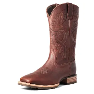 Ariat Mens Hybrid Big Boy Back Zip Western Boot Peanut Ariat Shoes