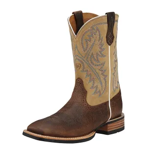 Ariat Mens Quickdraw Tumbled Bark/Beige Ariat Shoes