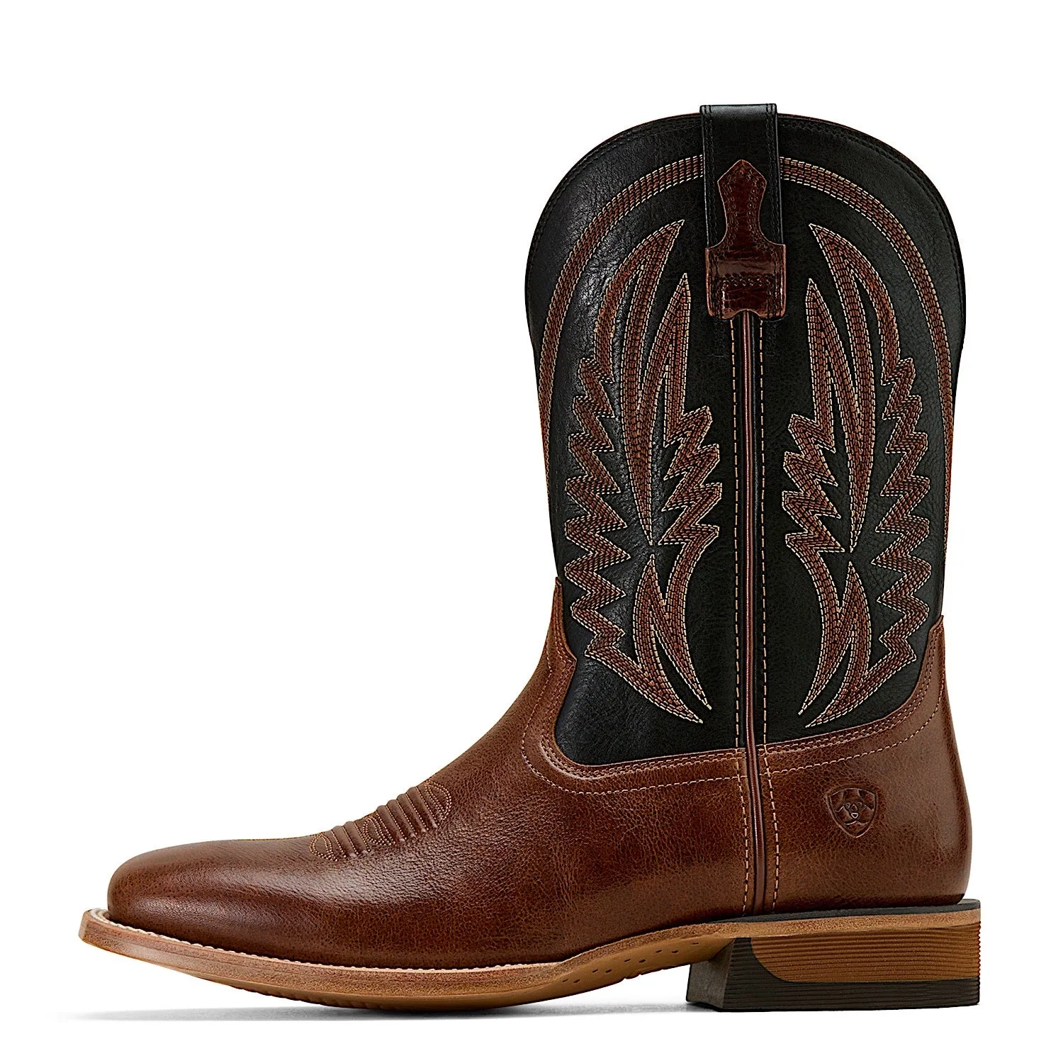 Ariat Men's Sidewinder Western Boot - Gingersnap/Supple Black Ariat Shoes
