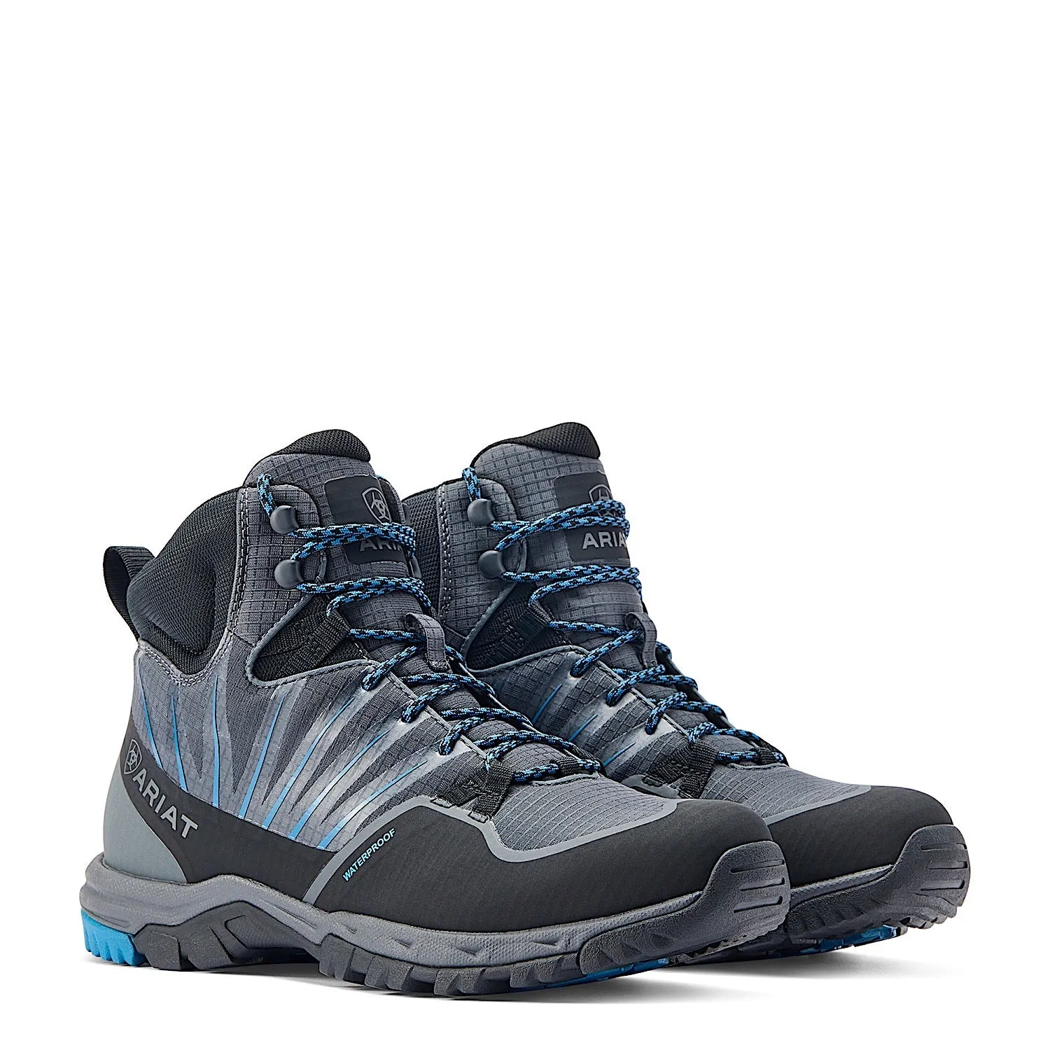 Ariat Men's Skyline Solaris H20 Boot Shadow Grey/Sapphire Ariat Shoes