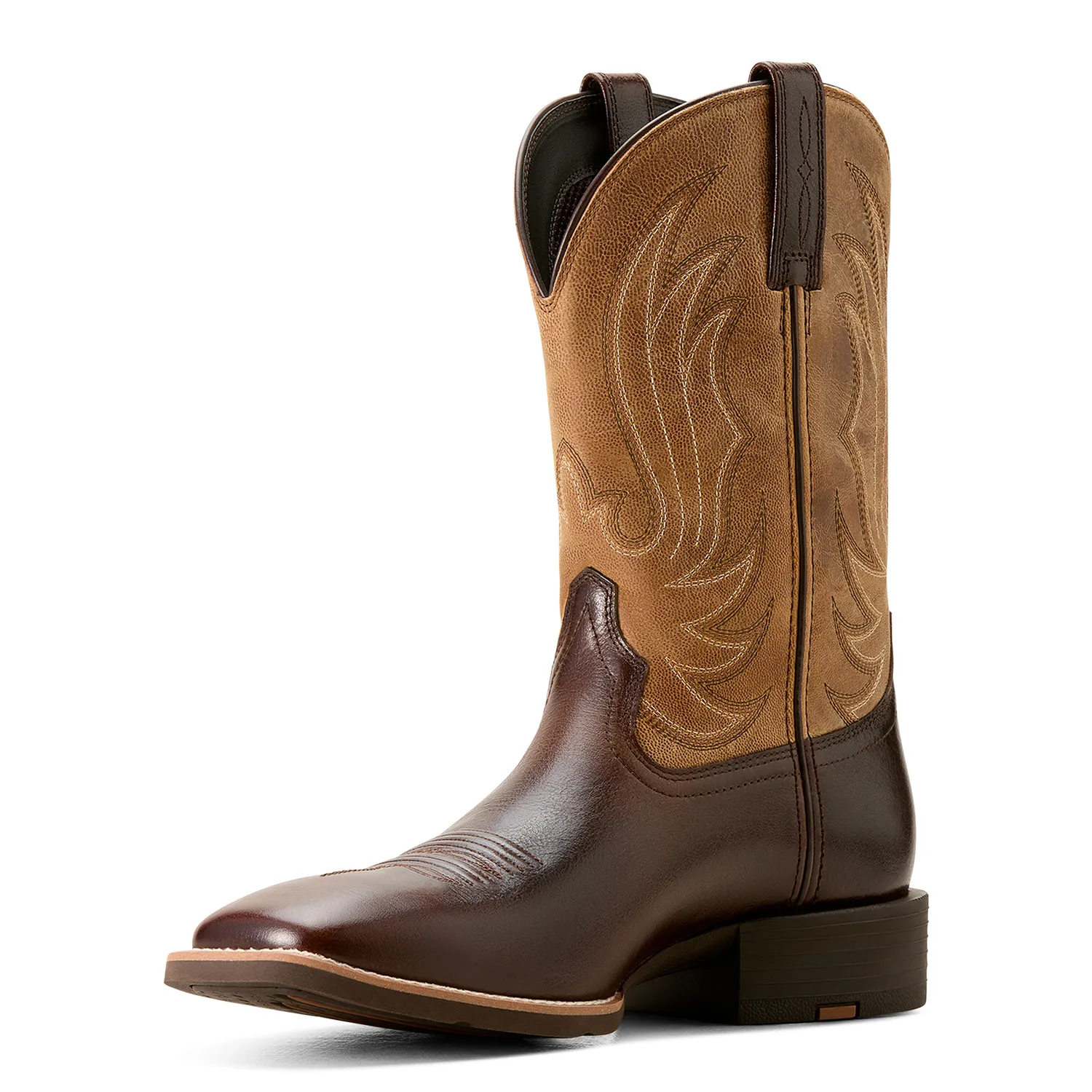 Ariat Men's Sport Cason Western Boot - Arizona Brown/Almond Buff Ariat Shoes