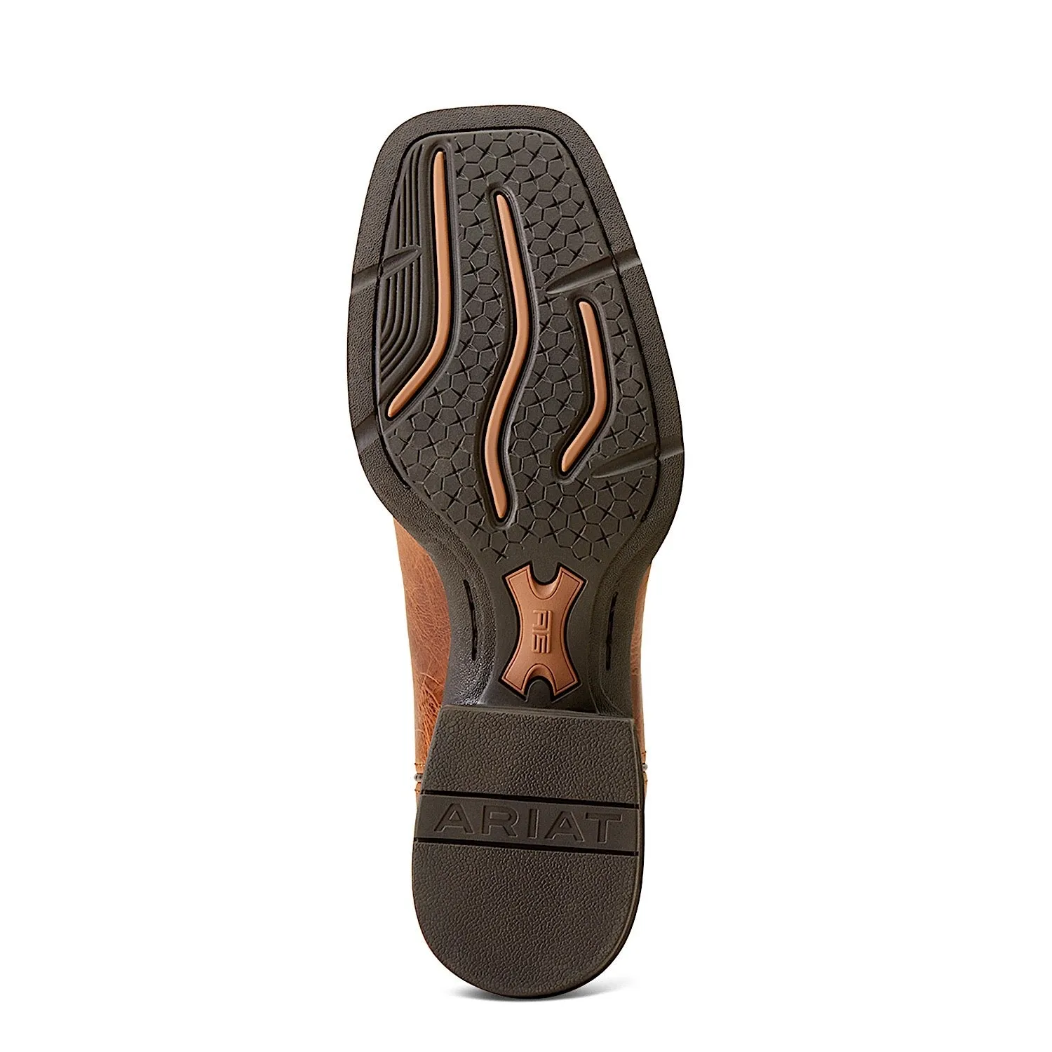 Ariat Mens Sport Cool VentTEK Western Boot Dark Tan/Two Tone Tan Ariat Shoes