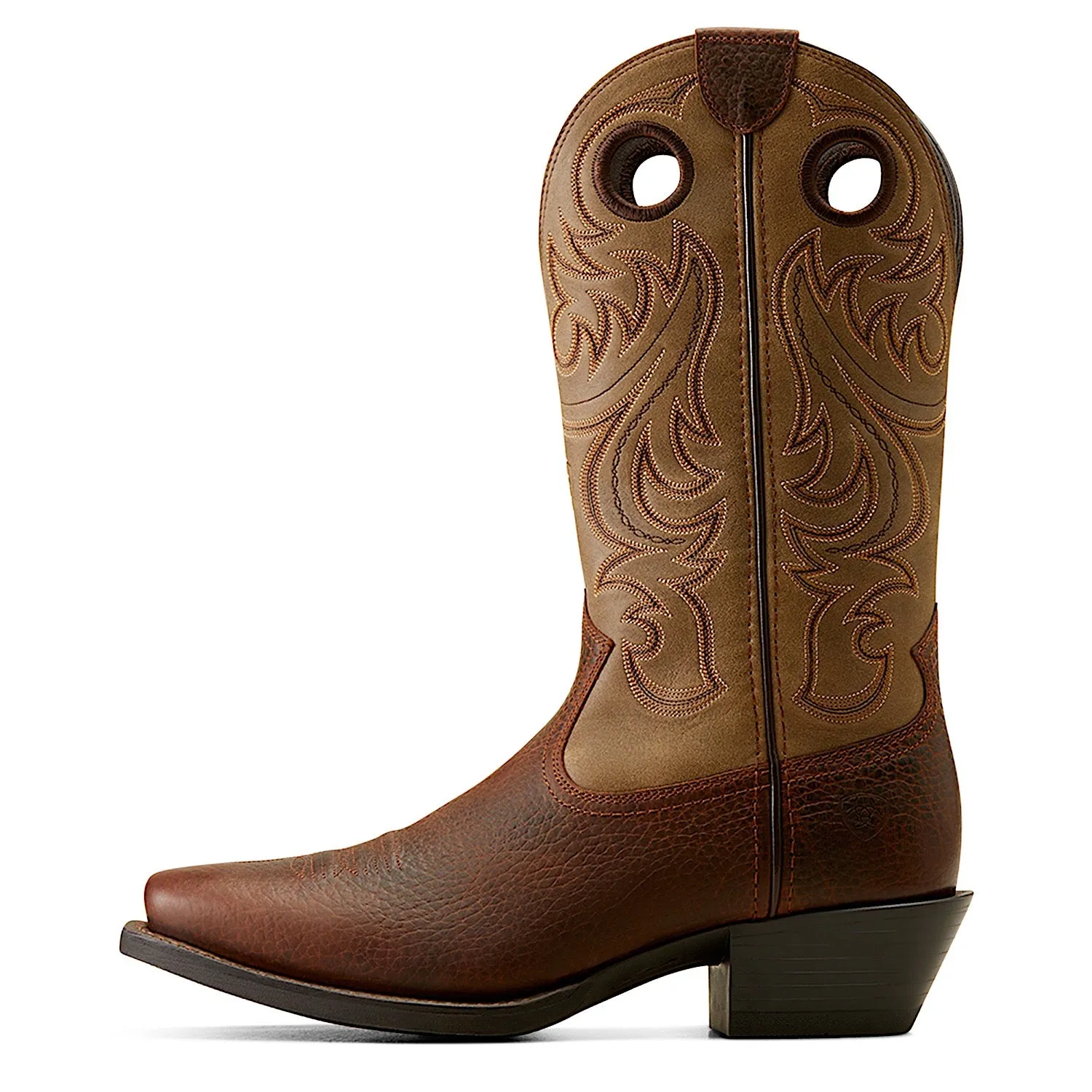 Ariat Men's Sport Square Toe Brown Oiled Rowdy/Brown Bomber Ariat Shoes