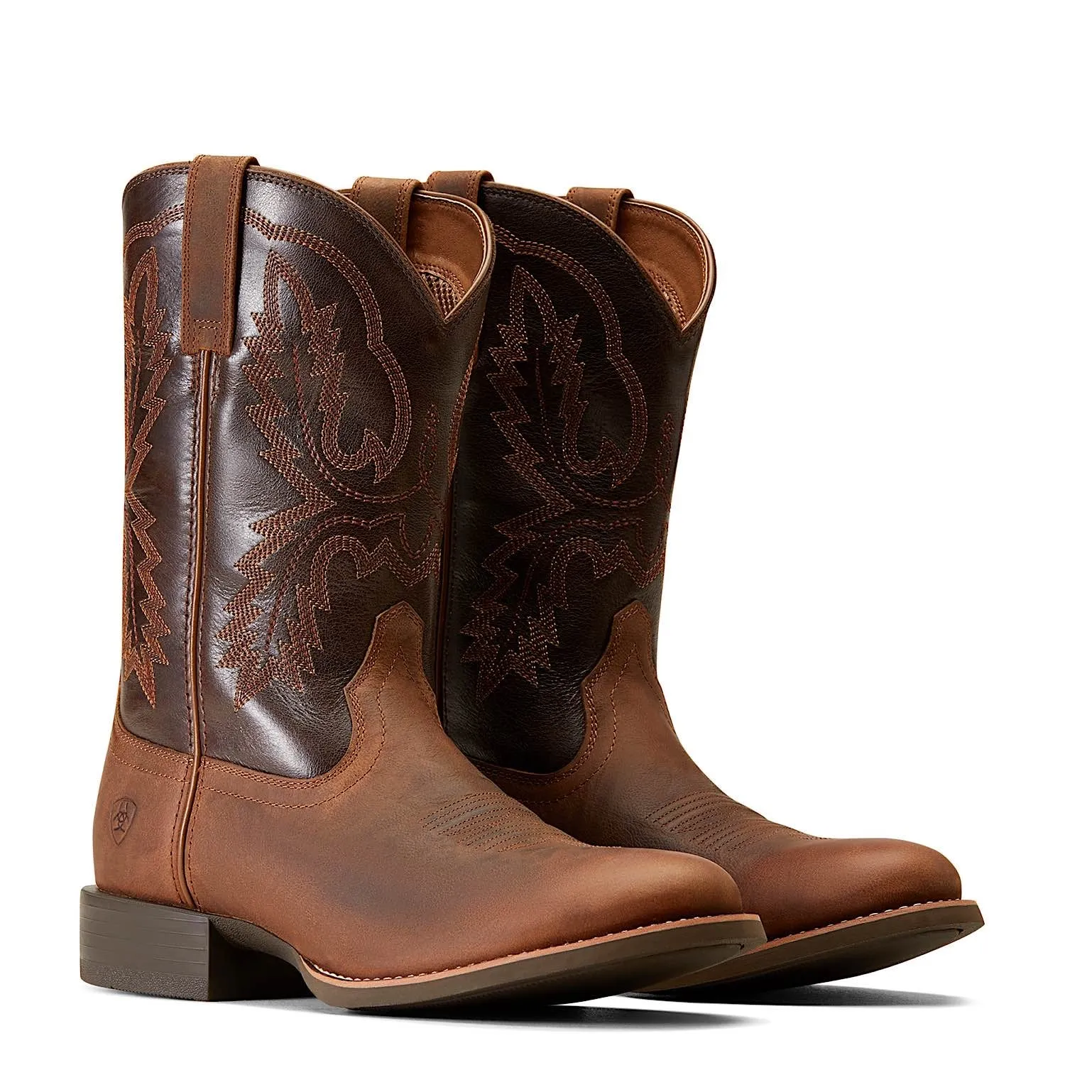 Ariat Mens Sport Stratten Boot Sorrel Crunch/Bitter Brown Ariat Shoes