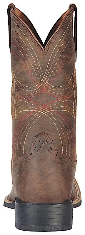 Ariat Men's Sport Wide Square Toe - Distressed Brown Ariat Shoes