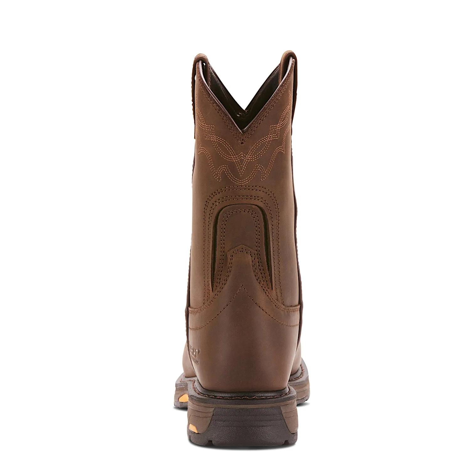 Ariat Men's Workhog Pull On H20 Oily Distressed Brown Ariat Shoes