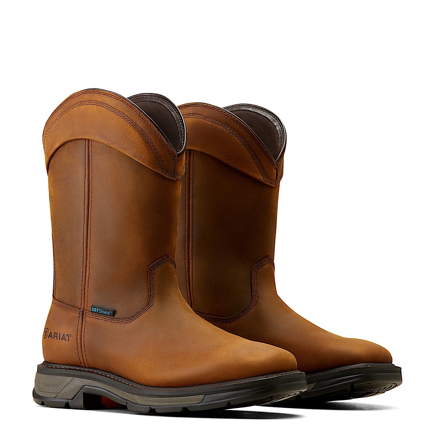 Ariat Men's Workhog XT Wellington H2O Distressed Brown Ariat Shoes