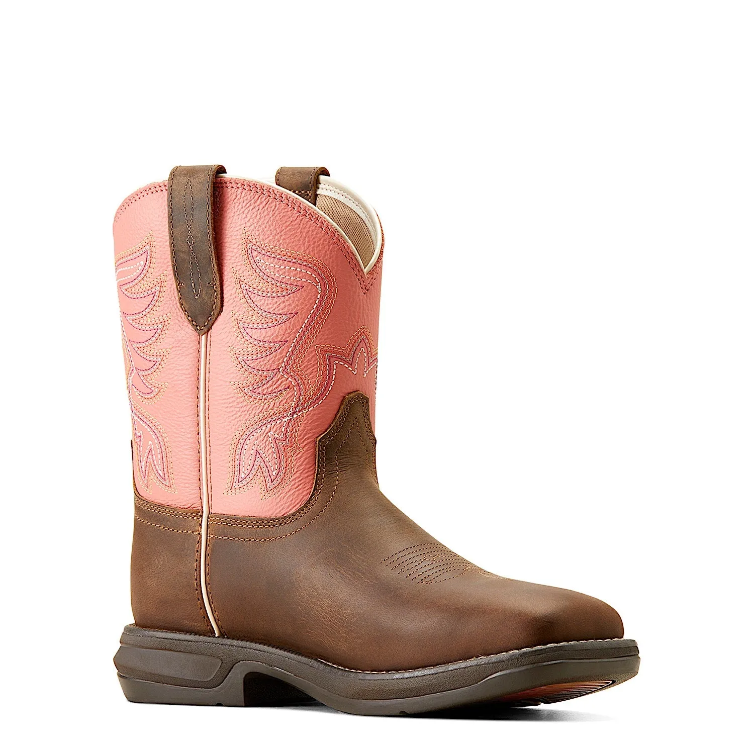 Ariat Women's Anthem Shortie Western Boot Myra Honey Bee/Cosmic Coral Ariat Shoes