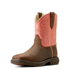 Ariat Women's Anthem Shortie Western Boot Myra Honey Bee/Cosmic Coral Ariat Shoes