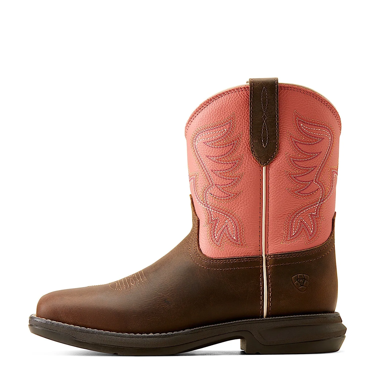 Ariat Women's Anthem Shortie Western Boot Myra Honey Bee/Cosmic Coral Ariat Shoes