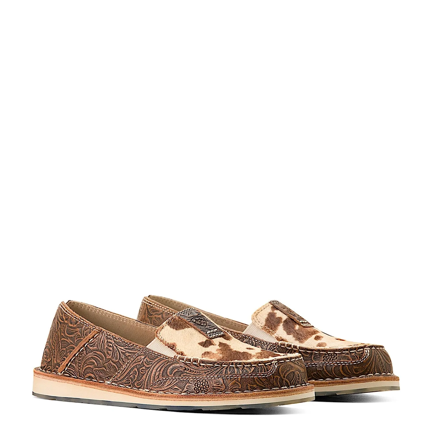 Ariat Women's Cruiser Tan Floral Emboss Tan White Ariat Shoes