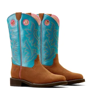 Ariat Women's Elko Boot Suede/Basin Blue Ariat Shoes