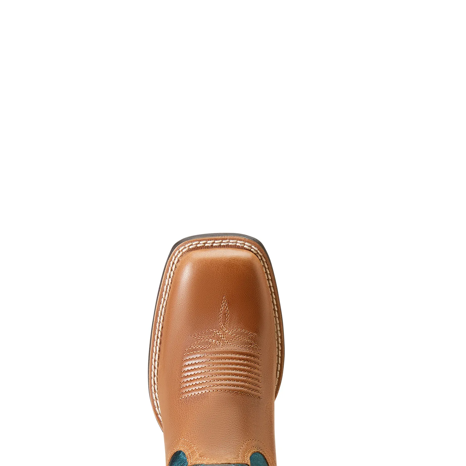 Ariat Women's Longview Western Boot Buttered Rum/Metallic Sea Ariat Shoes