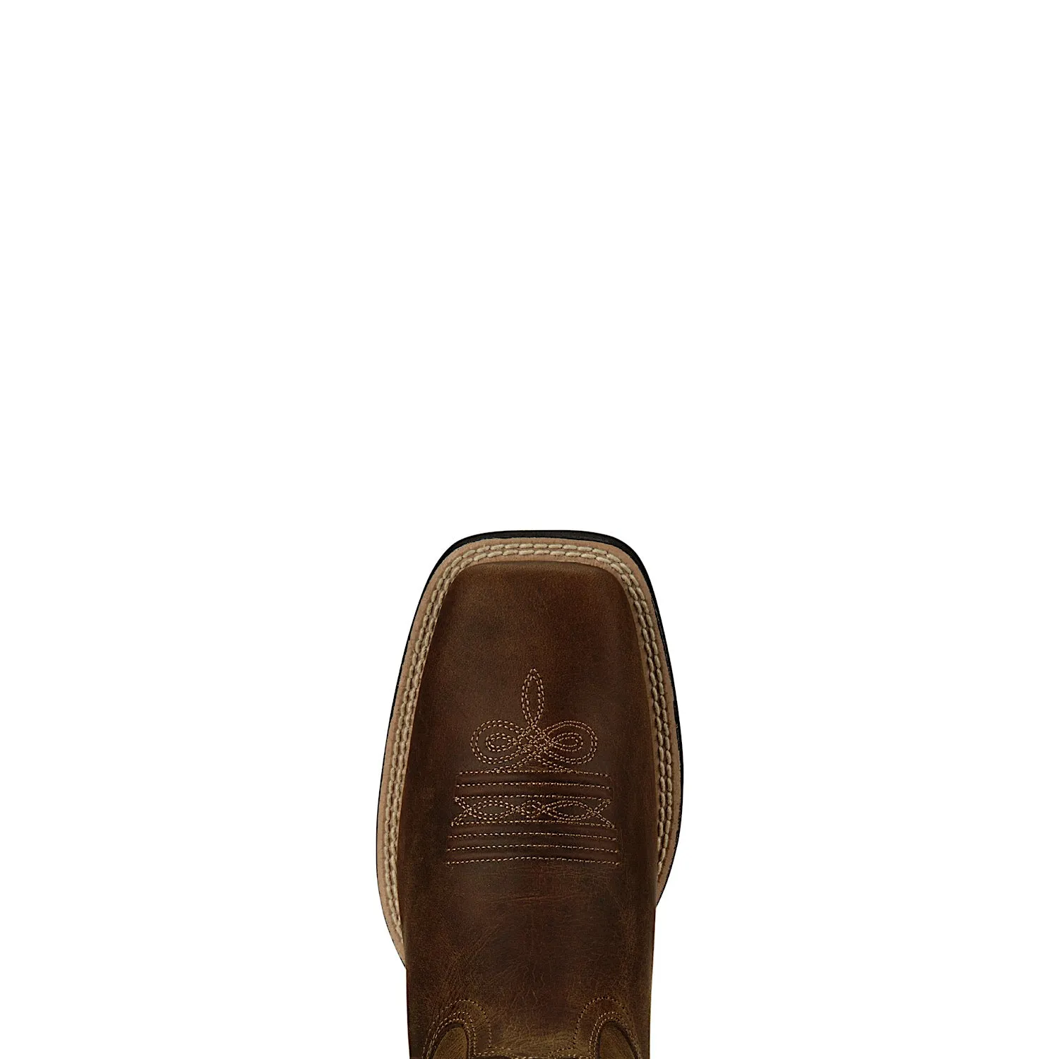 Ariat Women's Round Up Wide Square Toe Powder Brown Ariat Shoes