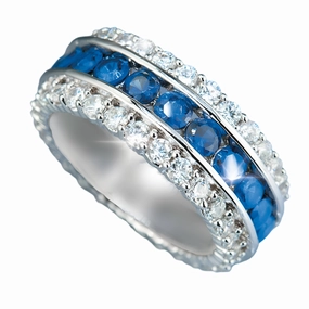 Azure Eternity Ring