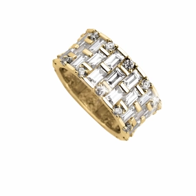 Baguette Eternity Gold Ring