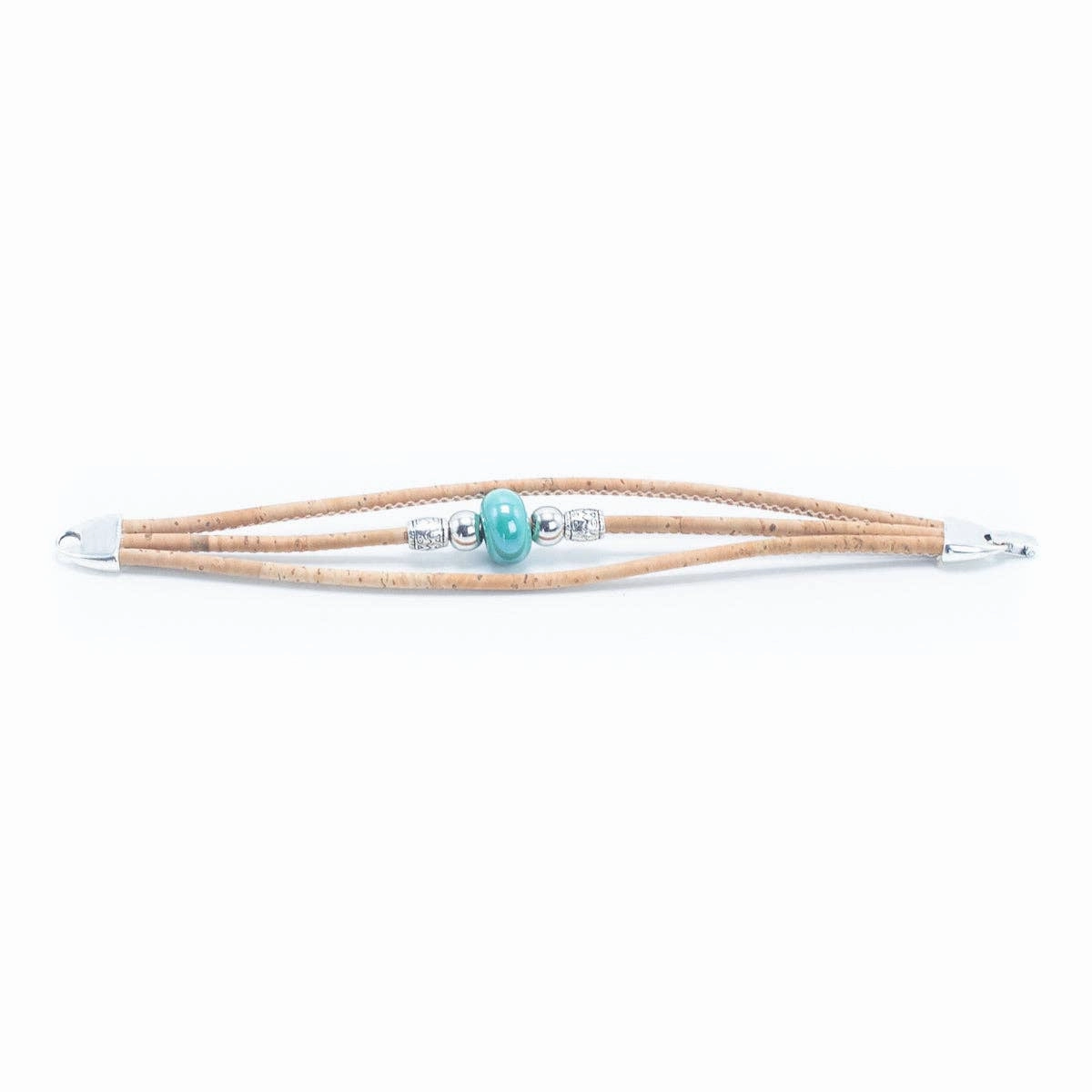 Beaded Natural Cork Bracelet BR-279-MIX-5