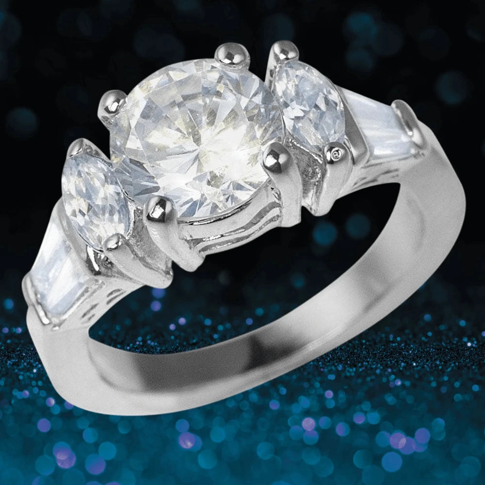 Bellini Rhodium Ring