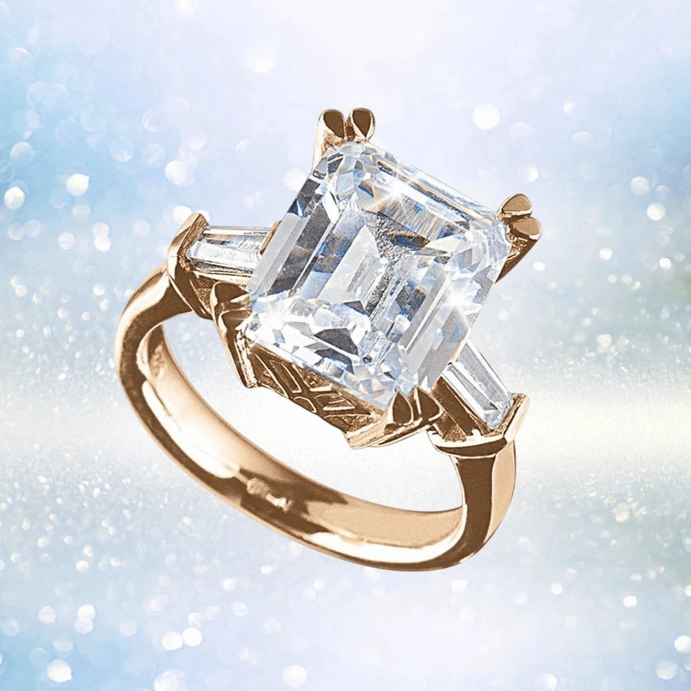 Billionaire Rose Gold Ring